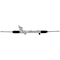 Pwr Steer NEW STEERING RACK 42-2071 - alternate 1